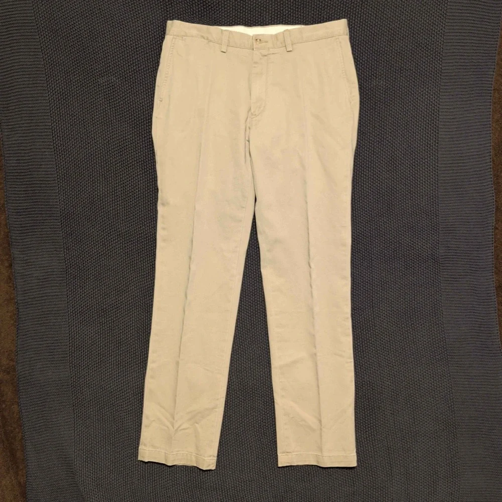 Polo Ralph Lauren Chino Pants‎ Mens 36x34 Tan Khaki Classic Fit Straight Cotton